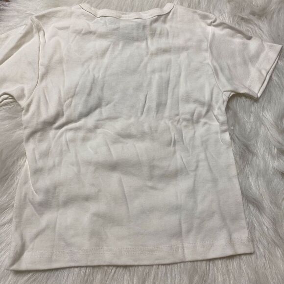 Ross Sportswear L little girls tee USA and 3 Monkeys with Flag - Picture 2 of 2